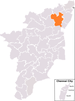 <span class="mw-page-title-main">Arani Lok Sabha constituency</span> Lok Sabha constituency in Tamil Nadu