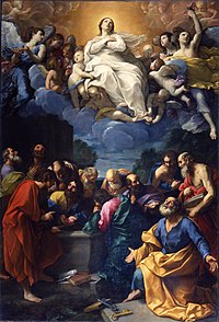 Mariä Himmelfahrt, 1616, Öl auf Leinwand, 442 × 287 cm, Chiesa del Gesù, Genua (Quelle: Wikimedia)
