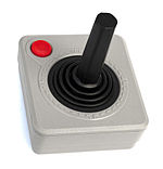 CX40 joystick in XEGS color scheme