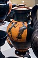 Attic black-figure belly-amphora - ABV extra - hoplite between youth and man - boxer between man and youth - Roma MNEVG - 03