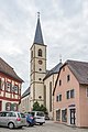 Katolsk sognekirke av Mariahimmelen, frem til 1464 benediktineprovostry av St. Burkard i Würzburg