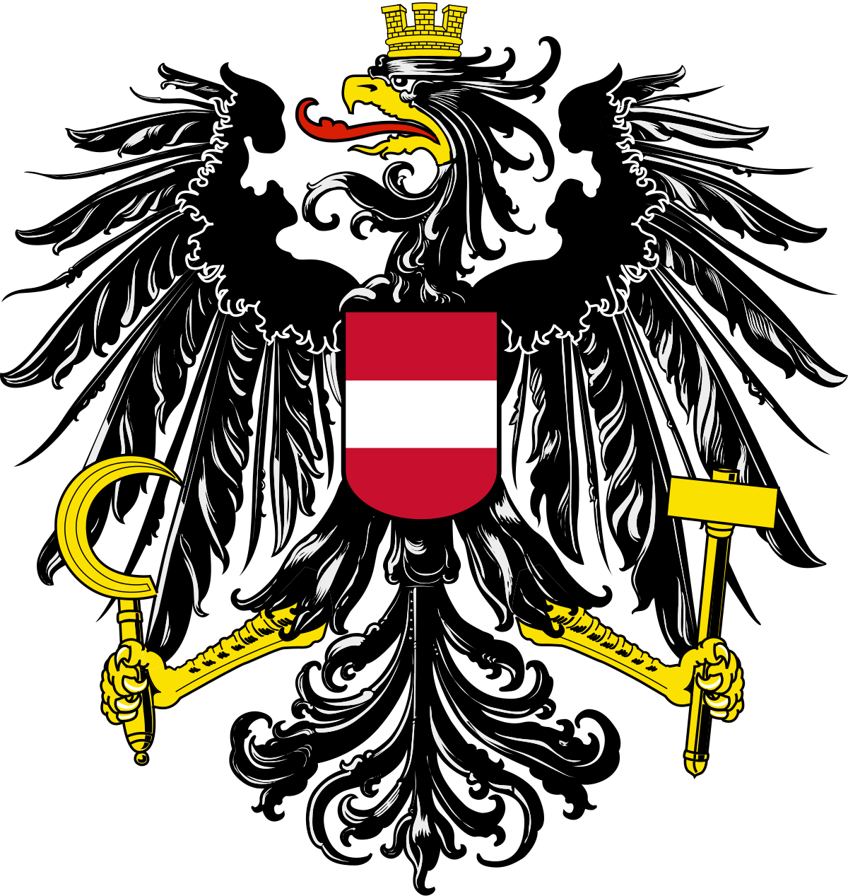 Austria Bundesadler 1919-1934.svg