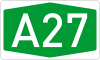 Autokinetodromos A27 number