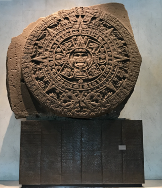 <span class="mw-page-title-main">Aztec calendar</span> Calendar system that was used by the Aztecs