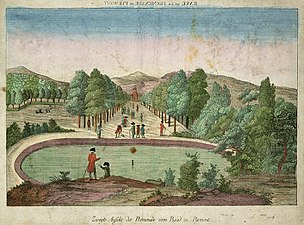 Шеталиштето помеѓу бањите во 1780 г.