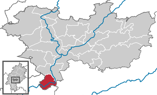 Kaart van Bad Vilbel
