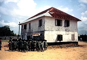 Nigeria's first Christian Mission in Badagry. This is located at the museum of slavery.