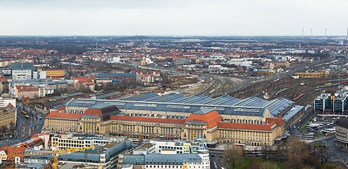 Leipzig main station (Hauptbahnhof)