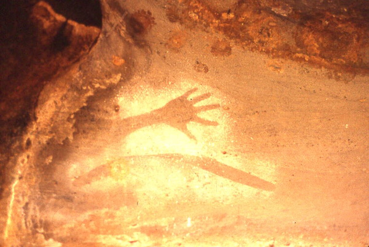 Detail， Baiame Cave