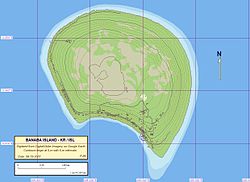 Hartă a insulei Banaba