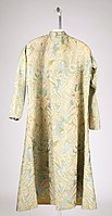 Bata ou camisón de estilo banyan francés, 1730