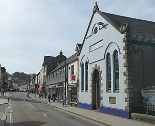Okehampton Town in Devon, England