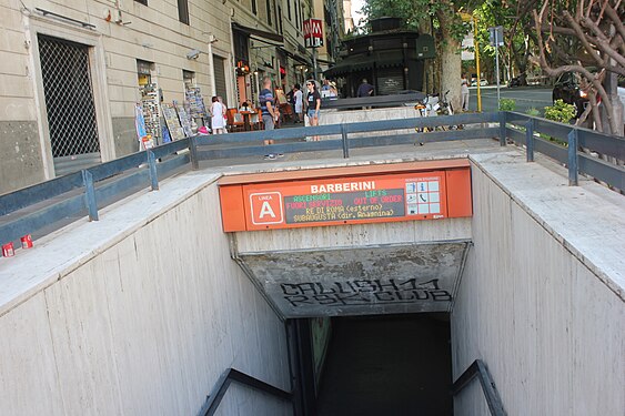 Barberini Metro linea A Station