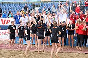 Deutsch: Beachhandball Europameisterschaften 2019 (Beach handball Euro); Tag 6: 7. Juli 2019 – Siegerehrungen English: Beach handball Euro; Day 6: 7 July 2019 – Medal ceremony