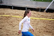 Deutsch: Beachhandball bei den Olympischen Jugendspielen 2018; Tag 6, 12. Oktober 2018; Mädchen, Platzierungsrundenspiel – Russland-Venezuela 2:0 English: Beach handball at the 2018 Summer Youth Olympics at 12 October 2018 – Girl's Consolation Round – Russland-Venezuela 2:0