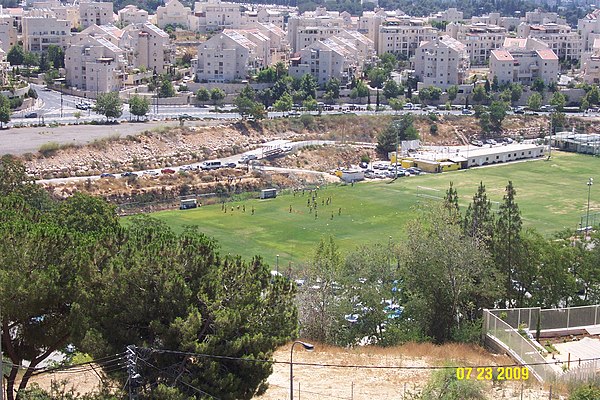 Beitar Jerusalem at their training grounds located between Beit Hakerem and Bayit Vegan