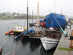 Båtar i Kilkieran, juli 2009