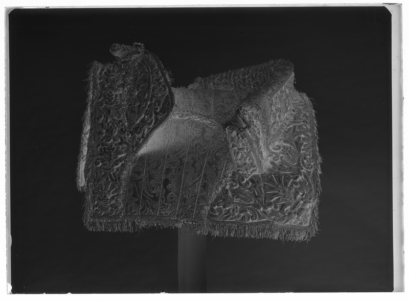File:Bomsadel, Frankrike, 1600-talets mitt, till hästen Le Frontinaux - Livrustkammaren - 52083-negative.tif