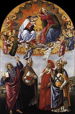 San Marco Altarpiece, c. 1490-93, 378 x 258 cm, Uffizi