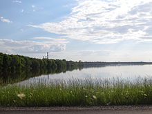 Flooding in Brandon during the 2014 Assiniboine River Flood Brandon Flood 2014.JPG