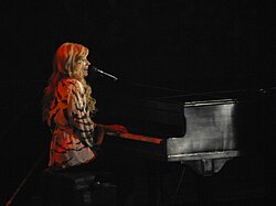 White performing during the American Idols Live! Tour 2008 Brooke White 2.jpg