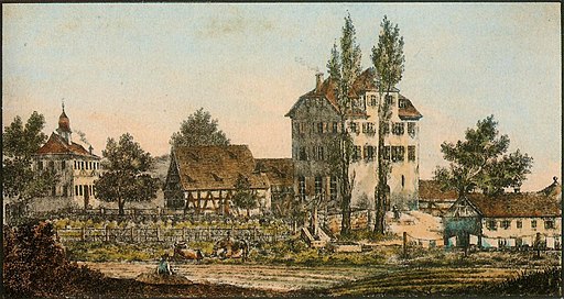 Buckenhof Schloss um 1860 001