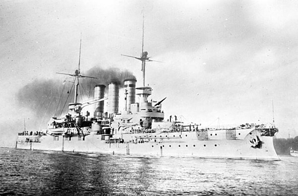 One of the Braunschweig-class battleships