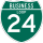 Marqueur d'affaires de l'Interstate 24