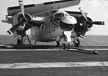 C-1A on board USS Coral Sea C-1A CVA-43 1967.jpg