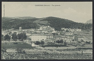 Cabrières - Vue générale, 1ère moitié du XXe siècle