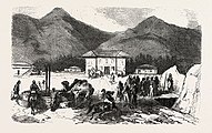 Camp de l'armée ottomane devant Batoumi en 1855