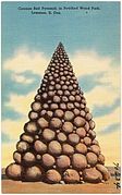 Cannonball pyramid