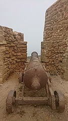 Image 18A cannon from the republican era in Salé (from History of Morocco)