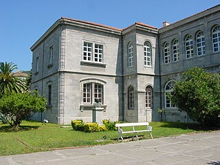 Lateral del Instituto de Manzanedo Lateral facade, Manzanedo Institute