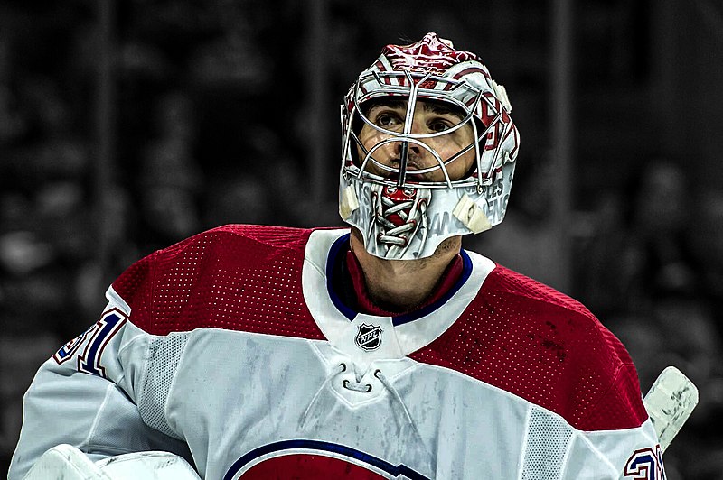 Canadiens netminder Carey Price goes blank when announcing