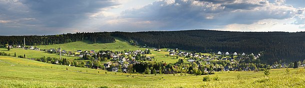 Blick auf Carlsfeld im Frühjahr 2006