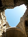 Apertura creata dal crollo del soffitto della torre maestra