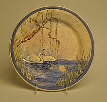 Catalina Pottery painted plate Catalina pottery plate.jpg