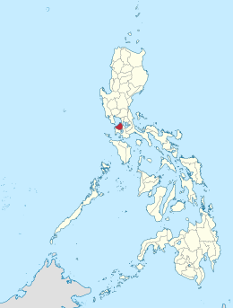 Locatie van Cavite in de Filipijnen