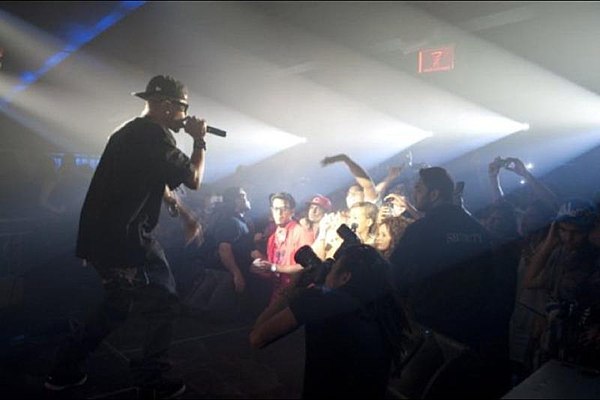 Chamillionaire performing in Dubai, 2010