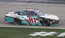 Smith's No. 81 car at Las Vegas Motor Speedway in 2024. Chandler Smith 81 Xfinity Las Vegas 2024.jpg