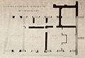 Charles-Pierre Cousteau - przebudowa z 1741 r.- plan półpiętra od tyłu i drogi