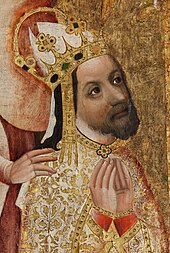 Charles IV, Holy Roman Emperor Charles IV-John Ocko votive picture-fragment.jpg