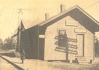 Chester Station in 1914 Chester, Virginia Station on the Seaboard Air Line 1914.jpg