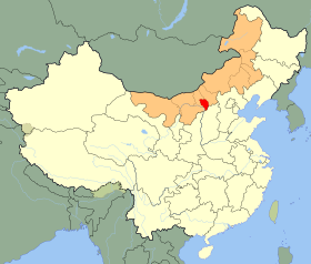 Localização de Hohhot