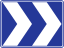 China road sign Lu 37b2 (Blue and white).svg