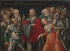 Christ and the adulteress (1545–1550)