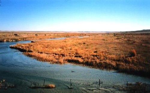 The Cimarron River, near Forgan, Oklahoma