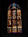 English: Stained glass inside St. Samson's church, in Clermont, Oise, France. Français : Un vitrail de l'église Saint-Samson, à Clermont, Oise, France.