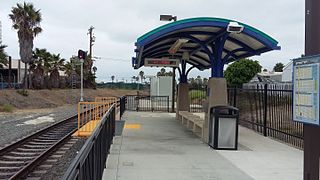 <span class="mw-page-title-main">Coast Highway station</span> Light rail station in Oceanside, California, United States